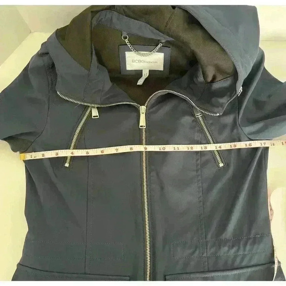 BCBG Generation  Jacket Women's XS Hooded Systems‎ Anorak MSRP $258 - Picture 9 of 14
